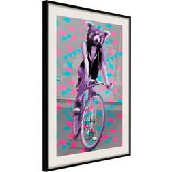 Artgeist Inramad Tavla - Extraordinary Cyclist 30x45 Poster