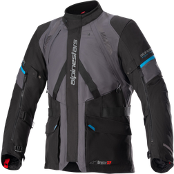 Alpinestars MC-Jakke MONTEIRA DRYSTAR XF, Tjæregrå/Sort/Methyl Blå