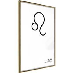 Artgeist Inramad Zodiac: Leo II 30x45 Poster