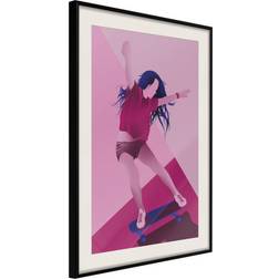 Artgeist Inramad Girl on a Poster