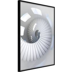 Artgeist Inramad Tavla Spiral Stairs Poster