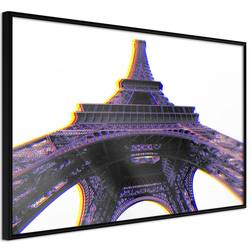 Artgeist Inramad Tavla Symbol of Paris Purple Poster
