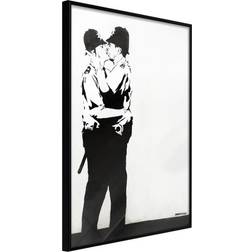 Artgeist Banksy: Kissing Coppers II Plakat