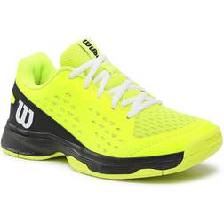 Wilson Rush Pro 4.0 All Court Shoe Kids neon_yellow