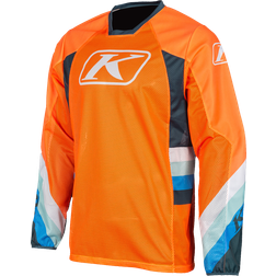 Klim Mojave, Trikot Hellgrau/Rot/Neon-Gelb