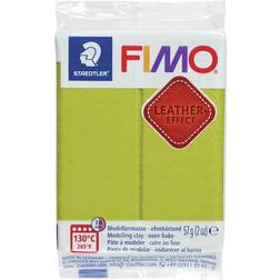 Fimo Staedtler Leather 57 Gram. Oliven Fjernlager, 5-6 dages levering