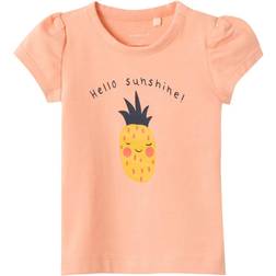 Name It T-shirt Nbffanna Peach Nectar