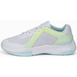 Puma Varion Jr White-nitro Blue-fizzy Li, Unisex, Sko, Sneakers, Flerfarvet