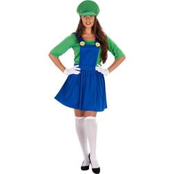 Orion Costumes Rörmokartjej Grön Maskeraddräkt