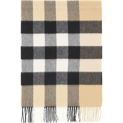 Burberry Cashmere Tartan Scarf - Archive Beige