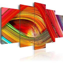 Artgeist Colorful strips abstraction Billede