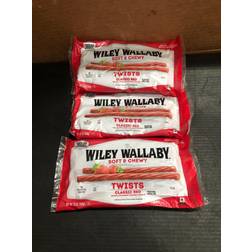 Wiley Wallaby Licorice, Classic Red Twists, 12