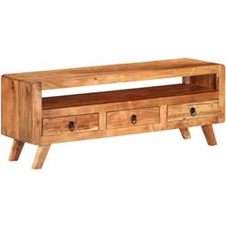 vidaXL 110x30x40 massivt akacietræ TV-bord 110x40cm