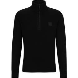 HUGO BOSS Kanobix Med Halv Dragkedja - Black