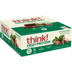 Think High Protein Bar Chocolate Mint 10 Bars