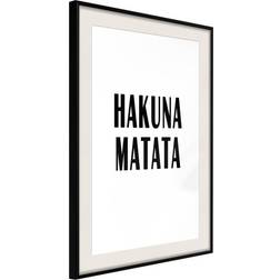 Artgeist Inramad Tavla Hakuna Matata Poster