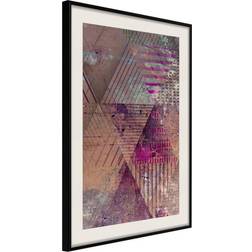 Artgeist Inramad Tavla Pink Patchwork II Poster