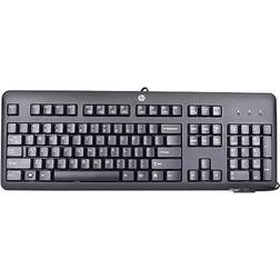 HP QY776AT#ABA Black Wired Keyboard