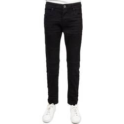 XRay Boy's Moto Skinny Jeans Black