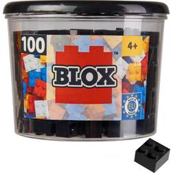 Simba 104114114 "Blox 4-Stud Black Building Blocks Set 100-Piece