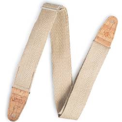 Levy's Leathers Mh8p 2 Inch Wide Hemp Guitar Strap Natural