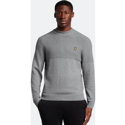 Lyle & Scott Seed Stitch Mock Neck Pullover