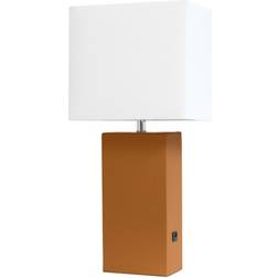 Lalia Home Lexington Tan/White Table Lamp 21"