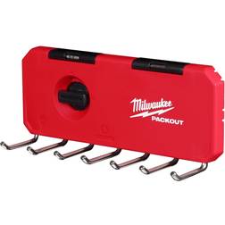 Milwaukee PACKOUT 7-Hook Rack Tool Holder, Red