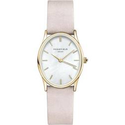 Rosefield forgyldt stål Ocatagon Charm Chain Miyota dame ur fra