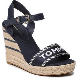 Tommy Hilfiger Espadrilles Seasonal Webbing Wedge FW0FW07088 Dunkelblau