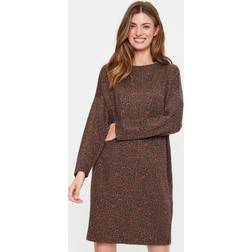 Saint Tropez Klänning PenSZ Dress Brun
