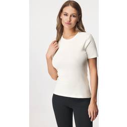 Pieces T-shirt Weiß Regular Fit für Damen