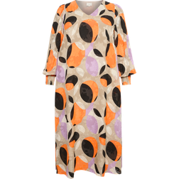 Kaffe Curve KAFFE Curve Kjole Orange