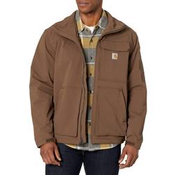 Carhartt Relaxed Fit Lightweight Mock-Neck Jacket for Men Coffee