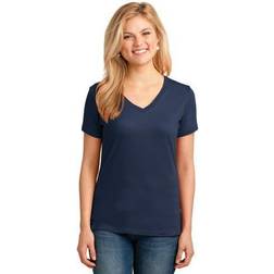 Port & Company Ladies Cotton V-Neck Tee. LPC54V