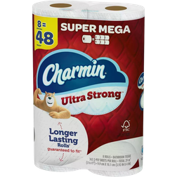 Charmin Ultra Strong Toilet Paper Super Mega 8 Rolls