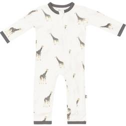 Kytebaby Baby Core Zippered Romper- Giraffe