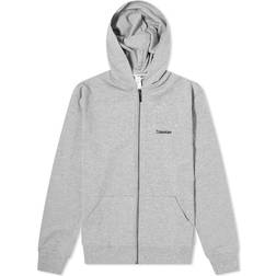 Calvin Klein Full Zip Hoodie Grey Heather