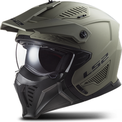 LS2 OF606 Drifter Trial Helmet - Beige