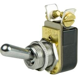 BEP spst chrome plated toggle switch 11/16" handle off/on