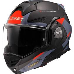 LS2 FF901 Advant X Oblivion Klapphelm - Black Matt/Blue