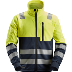 Snickers 8035 AllroundWork fleecejakke High-Vis, klasse Gul/koksgrå