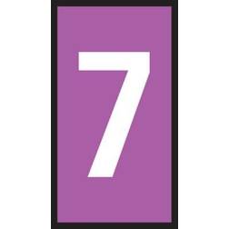 HellermannTyton Ledningsmærke 7 violet W3