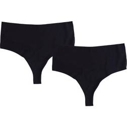 Pierre Robert Stringtrosor High Waist Invisible Mikrofiber Polyamid Black