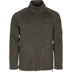 Pinewood Gabriel Strick Fleece Jacket - Erdbraun Melange