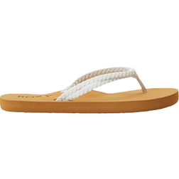 Roxy Girl's Costas Flip-Flops - White