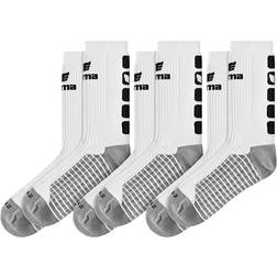 Erima Classic 5-Cubes Socks 3-pack Handbollskläder Handbollsstrumpor vit 35-38