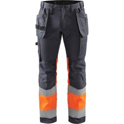 Blåkläder High Vis Buks Med Stretch - Mellemgrå/Hi-Vis Orange