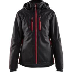 Blåkläder 497219779956XXXL Leicht Gefüttert Damen Funktionsjacke, Schwarz/Rot, Größe