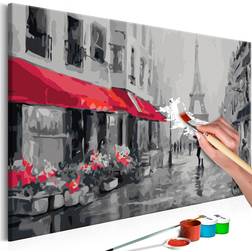 Artgeist DIY lærred maleri Rainy Paris Billede